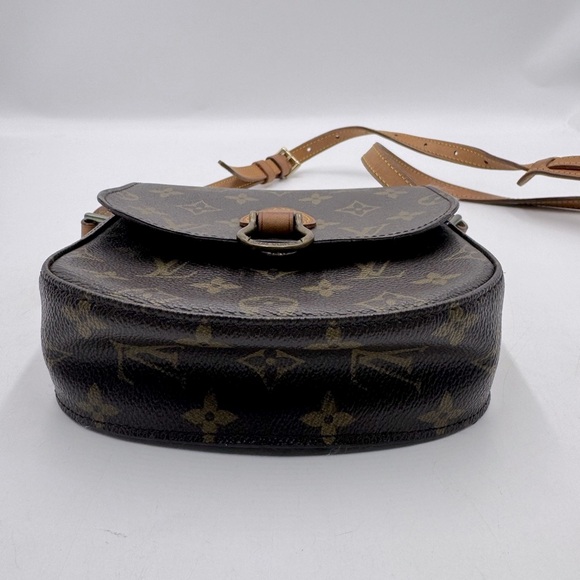 Auth Louis Vuitton Brown Monogram LV Saint Cloud Crossbody Bag PM Vintage - Picture 8 of 16